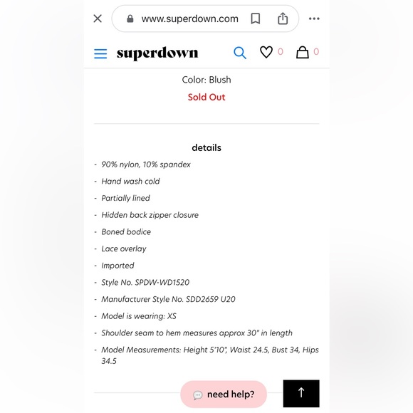 NEW Revolve Corset Bustier Boning Superdown “Vivian” Sleeveless Lace Dress Small - Picture 8 of 11
